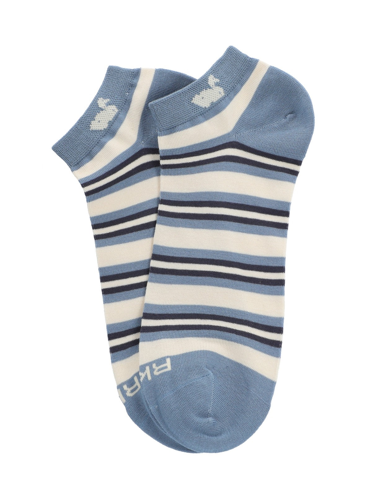 Calcetín Bambú Hombre Ped Stripes Crema Rockford