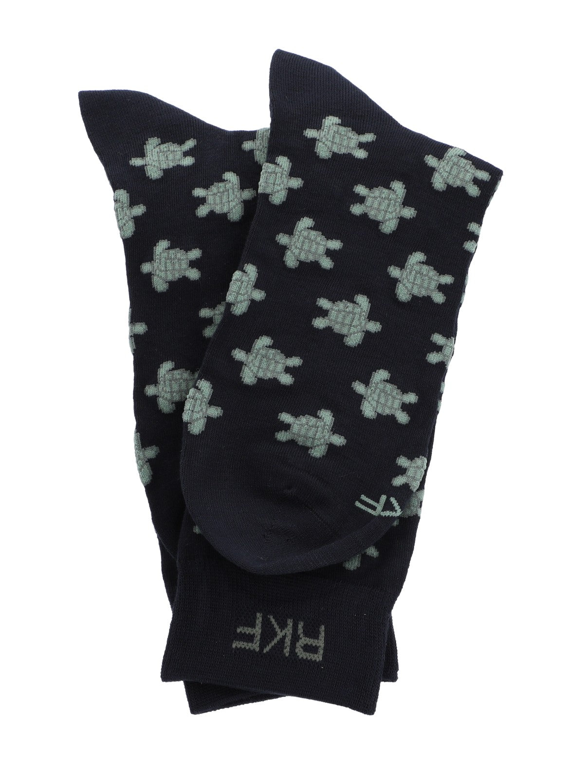 Calcetín Bambú Hombre C Turtles Azul Oscuro Rockford