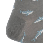 Calcetín Bambú Hombre C Sharks Gris Rockford