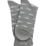 Calcetín Bambú Hombre C Sharks Gris Rockford