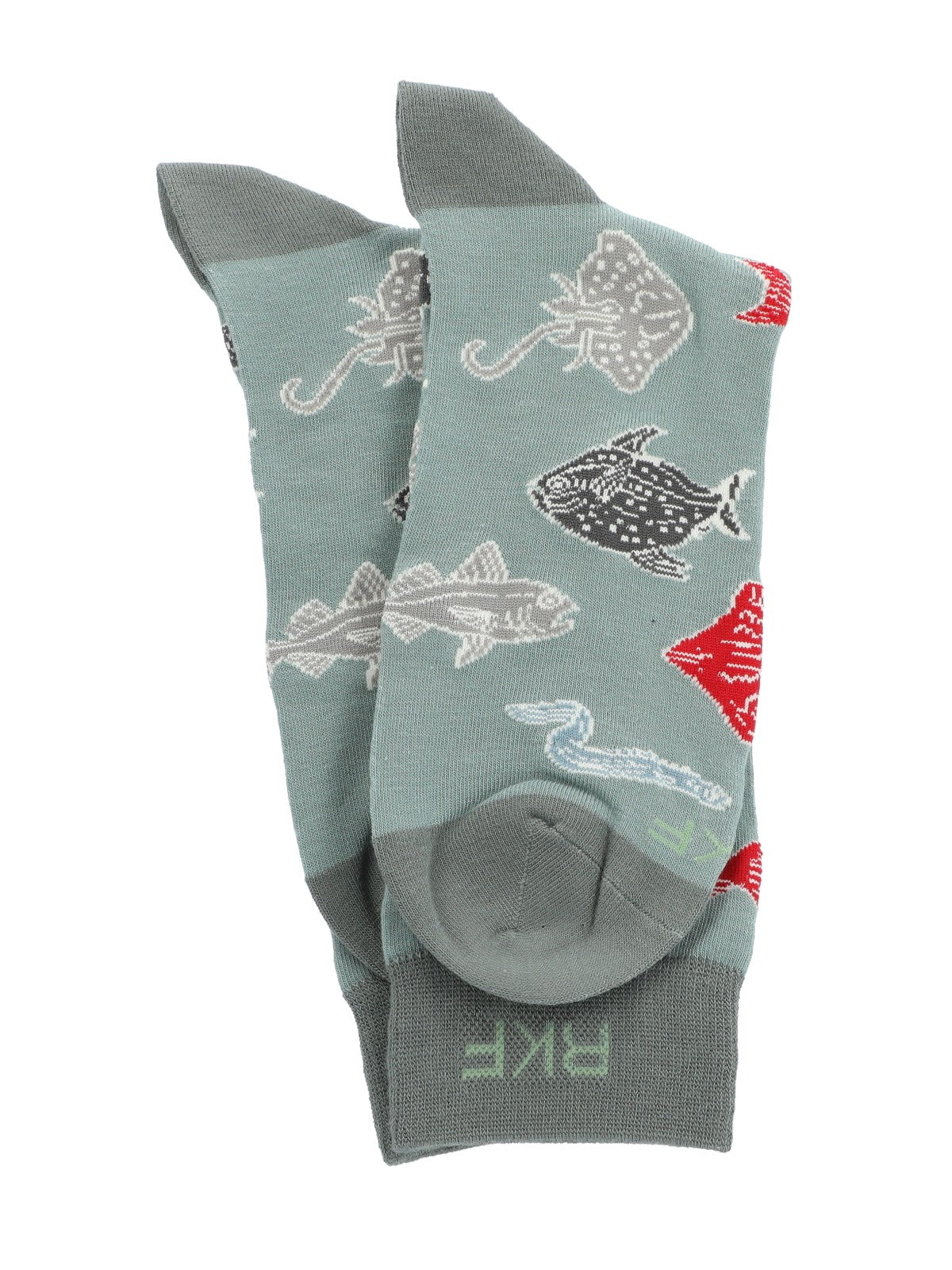 Calcetín Bambú Hombre C Ocean Verde Rockford