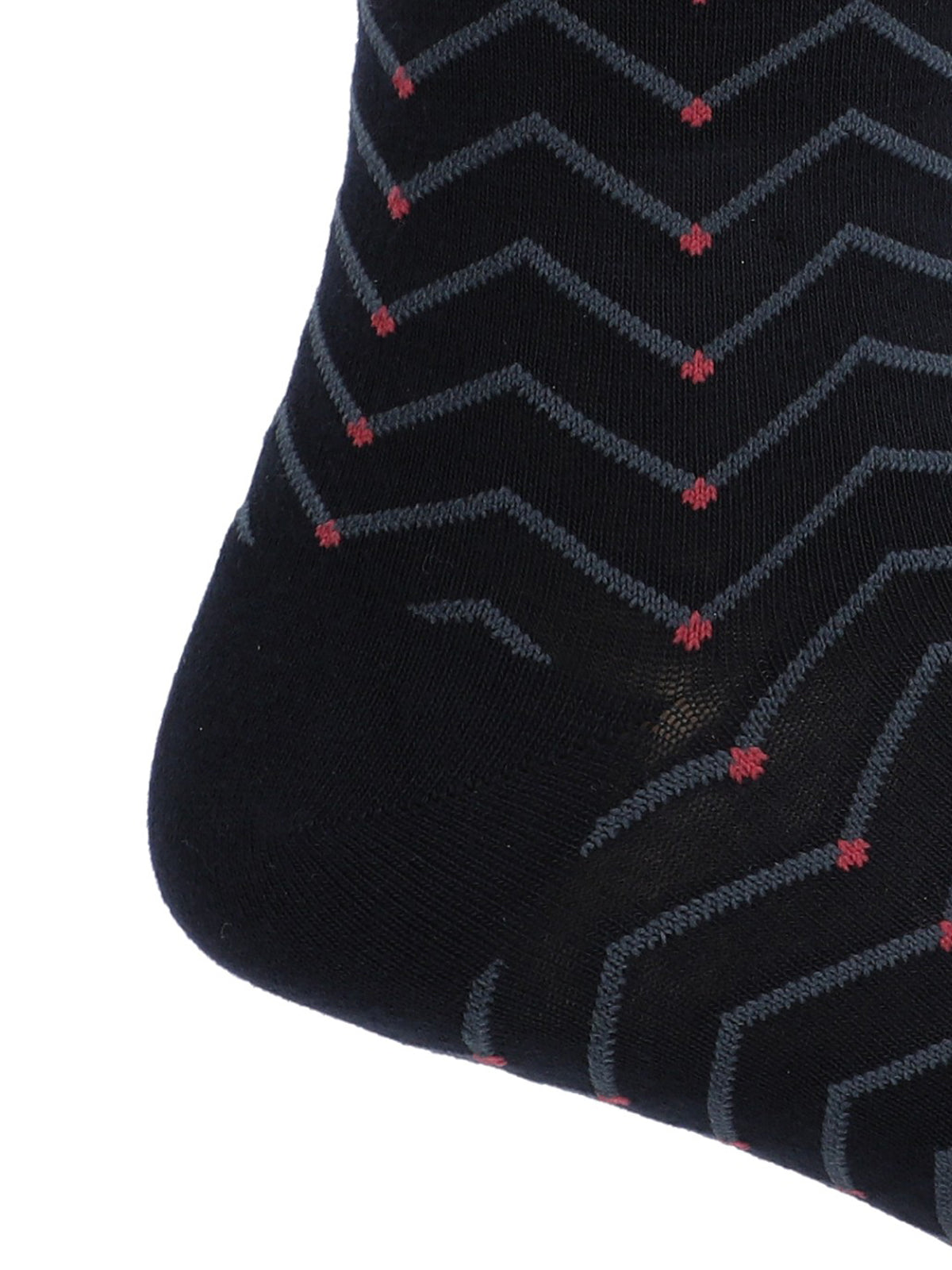 Calcetín Bambú Hombre Lg Zigzag Azul Oscuro Rockford