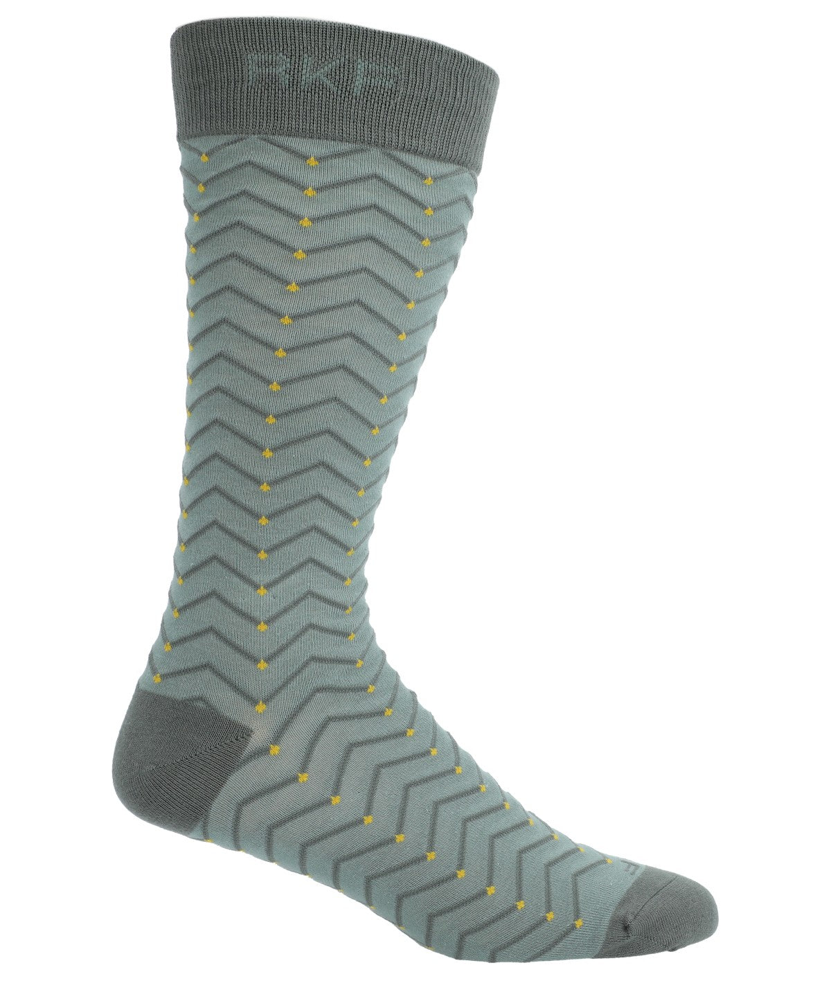 Calcetín Bambú Hombre Lg Zigzag Verde Rockford