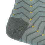 Calcetín Bambú Hombre Lg Zigzag Verde Rockford