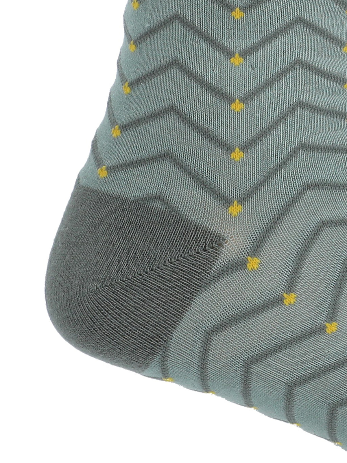 Calcetín Bambú Hombre Lg Zigzag Verde Rockford