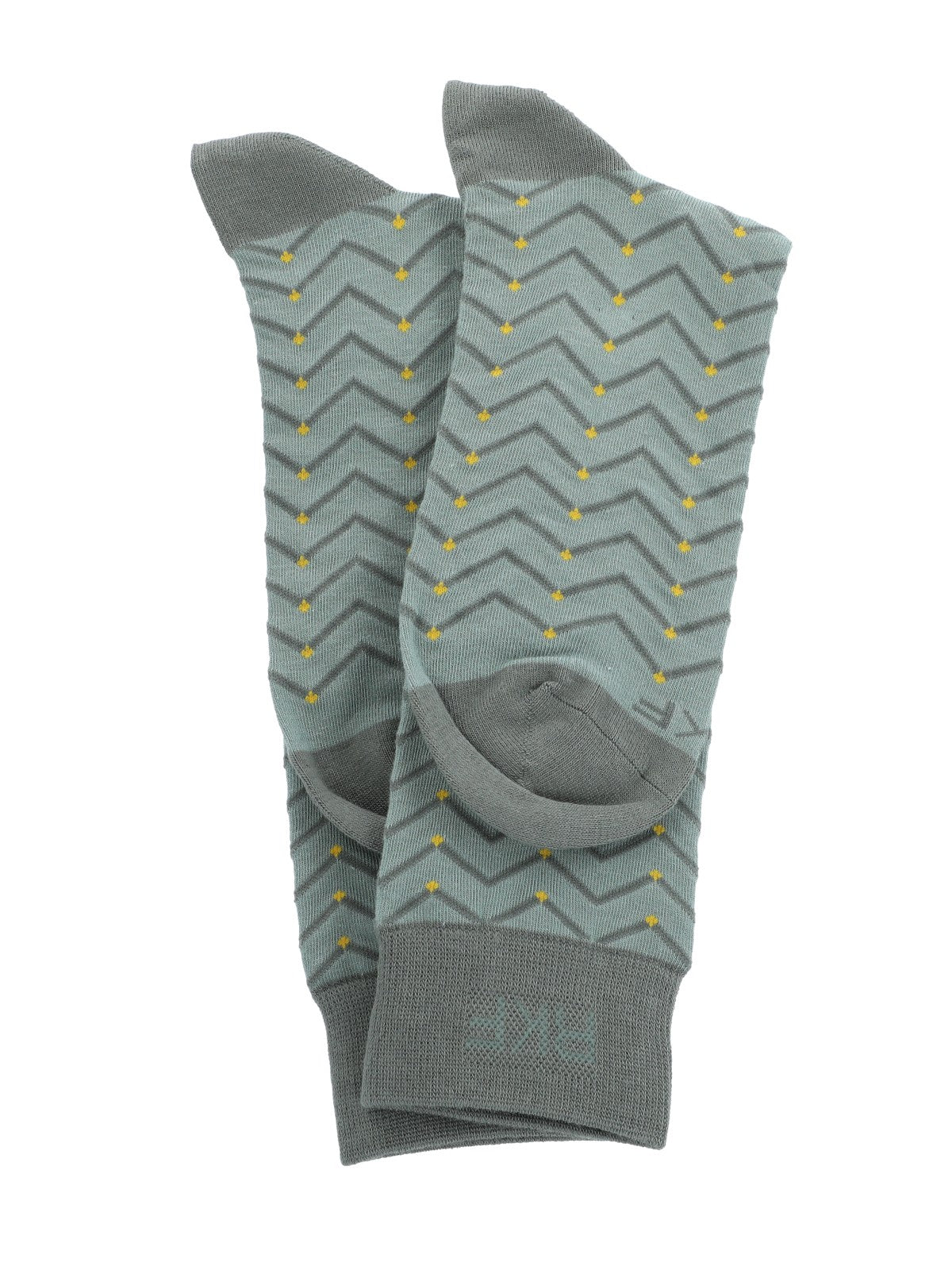 Calcetín Bambú Hombre Lg Zigzag Verde Rockford