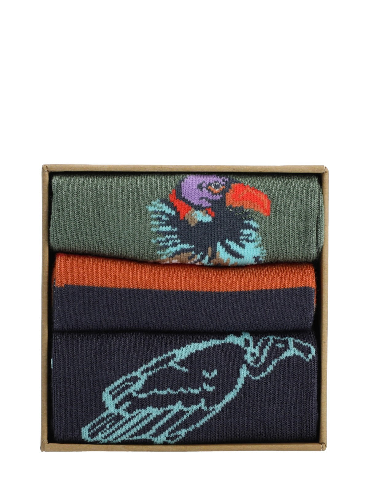 Calcetín Bambú Hombre Pack Gift Bui Azul Oscuro Rockford