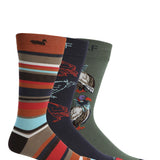 Calcetín Bambú Hombre Pack Gift Bui Azul Oscuro Rockford