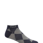 Calcetín Bambú Hombre Ped Argyle Azul Rockford