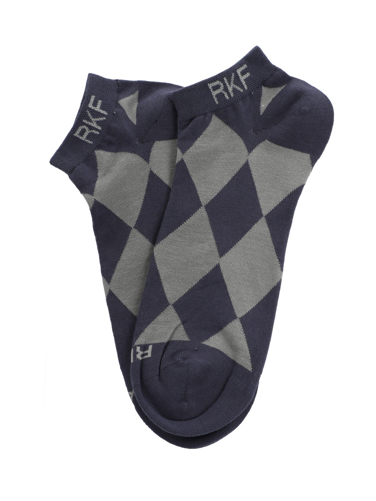 Calcetín Bambú Hombre Ped Argyle Azul Rockford