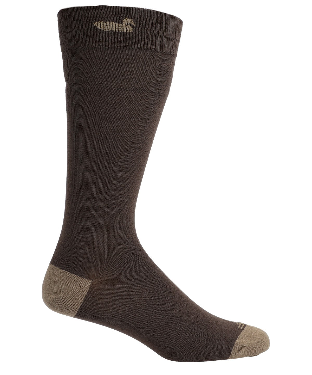 Calcetín Bambú Hombre Lg Simple Café Rockford