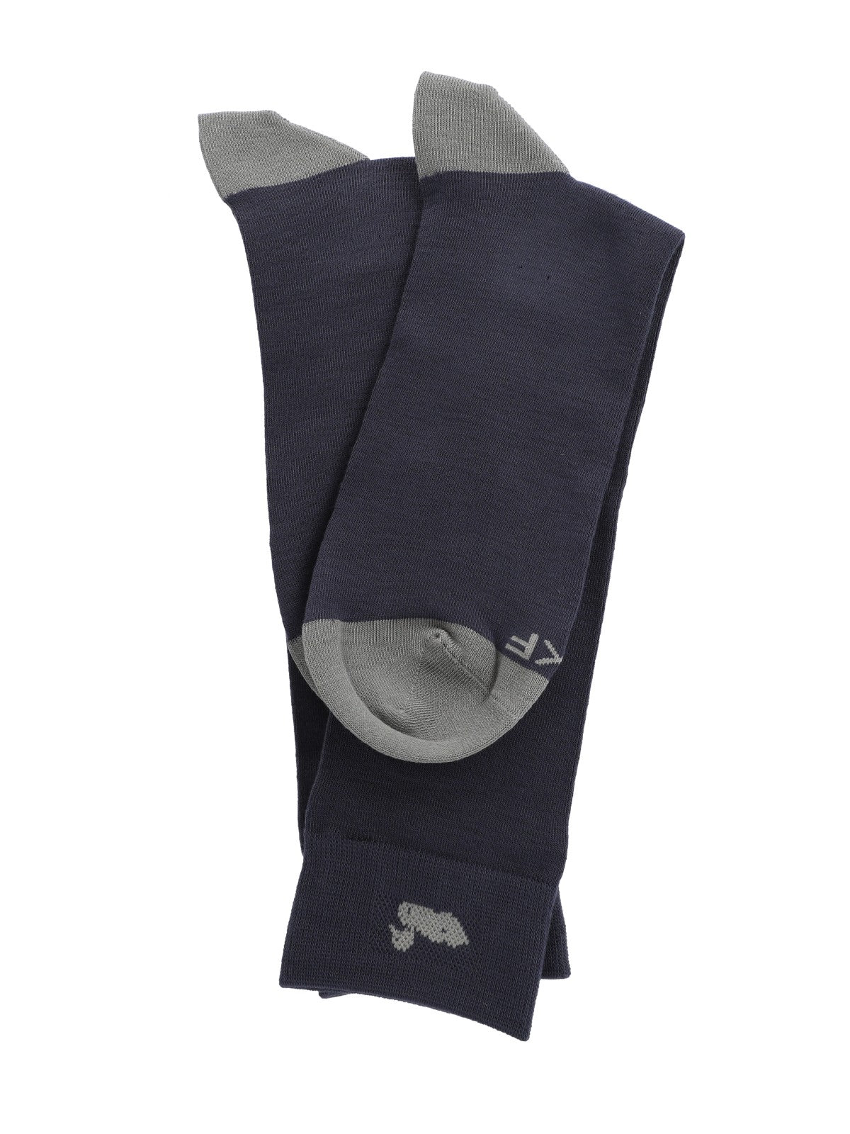 Calcetín Bambú Hombre Lg Simple Azul Rockford