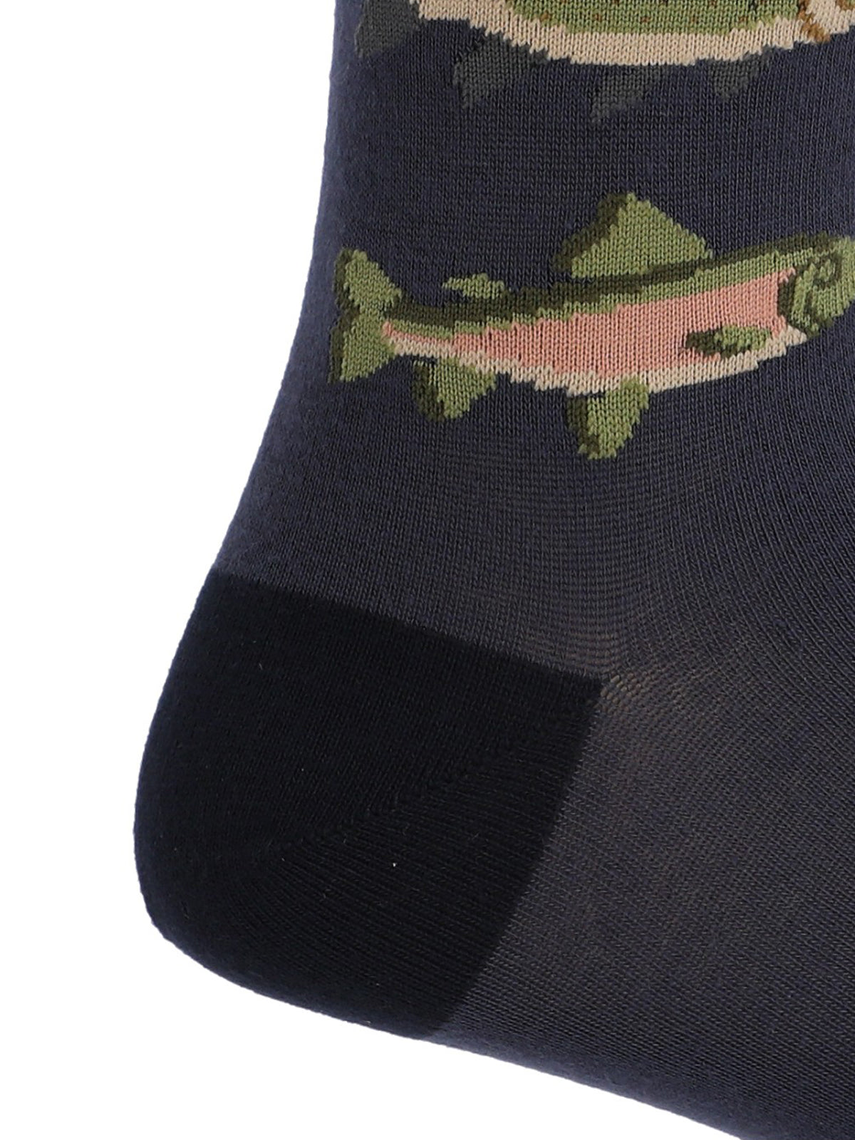 Calcetín Bambú Hombre C Fish Azul Rockford