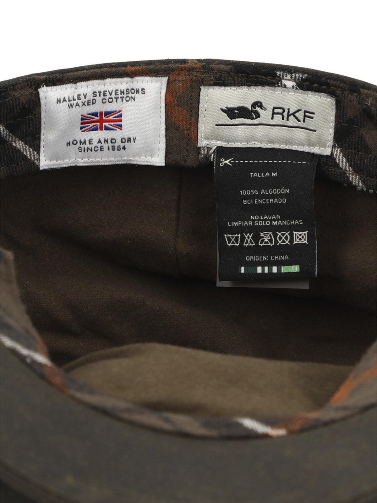 Boina Canvas Engrasado Inglés Hombre Rkf Wx Shelby Ii Oliva Rockford