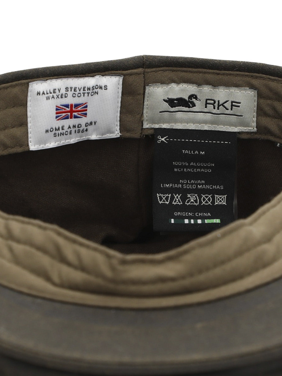 Boina Canvas Engrasado Inglés Hombre Rkf Wx Birmingham Ii Oliva Rockford