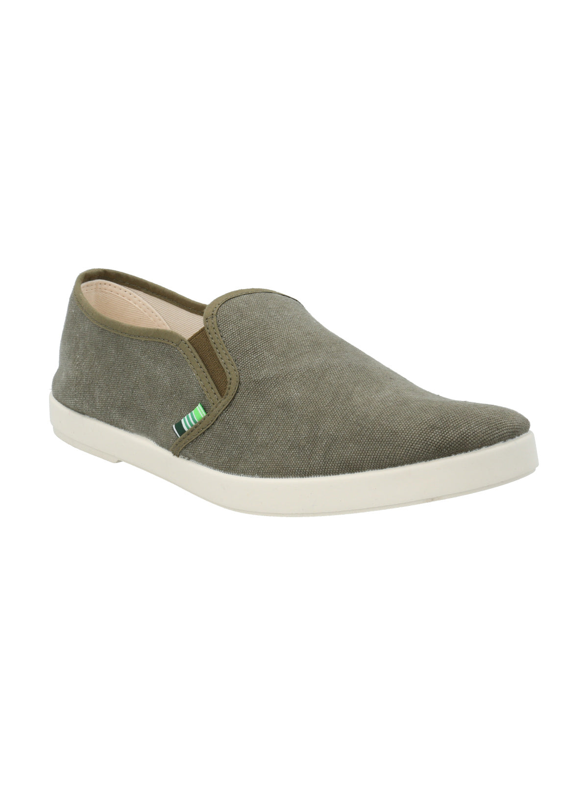 Zapatilla Algodón Orgánico Hombre Ardisia Verde Rockford