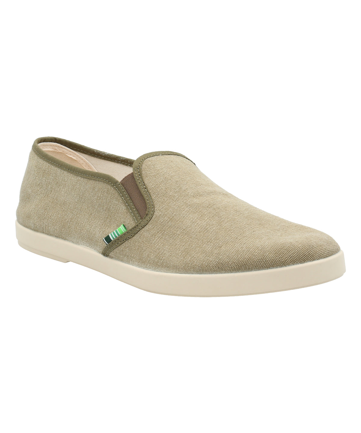 Zapatilla Algodón Orgánico Hombre Ardisia Verde Rockford