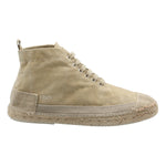 Zapatilla Con Caña Algodón Orgánico Hombre Bari Beige Rockford