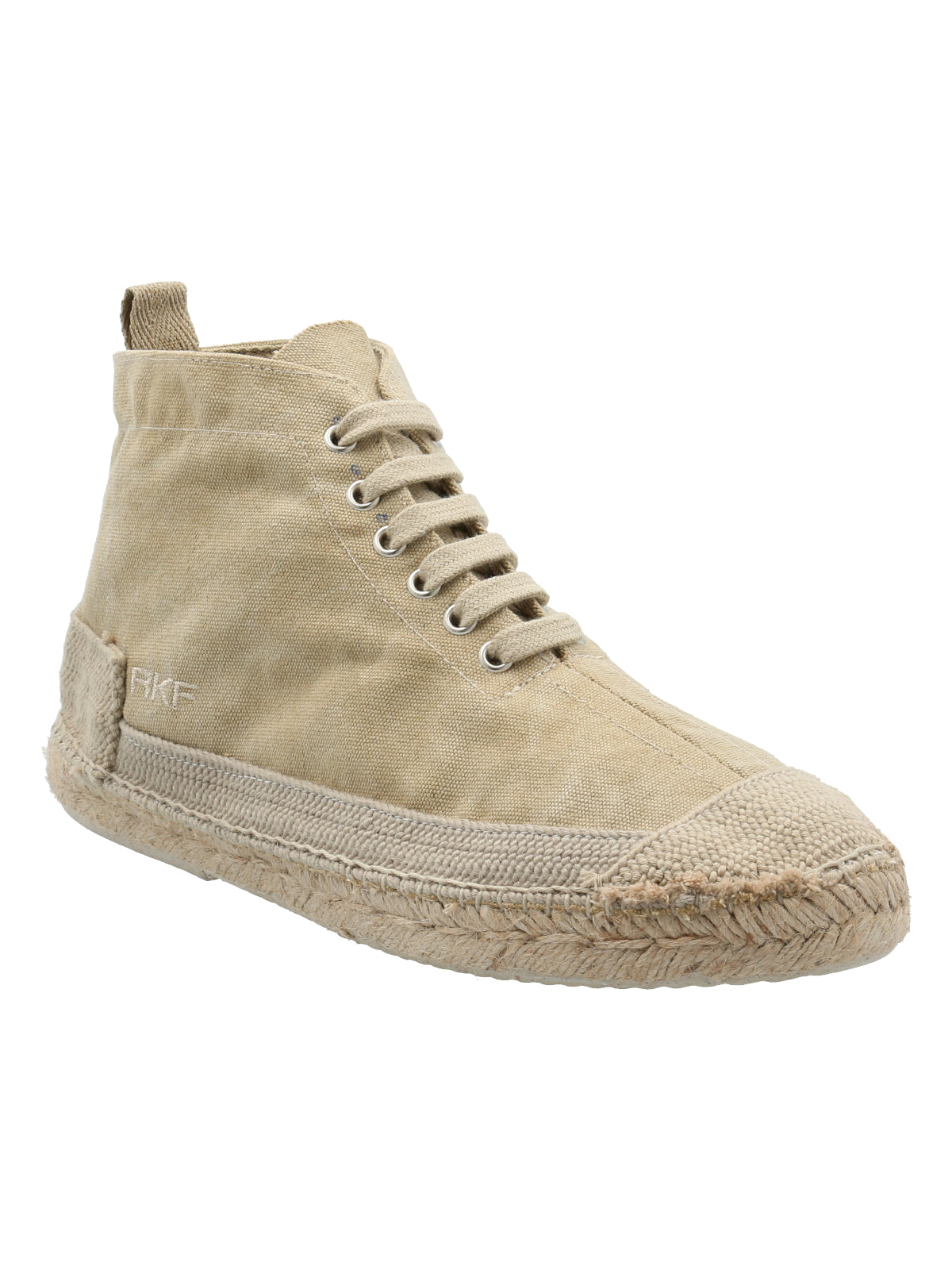 Zapatilla Con Caña Algodón Orgánico Hombre Bari Beige Rockford