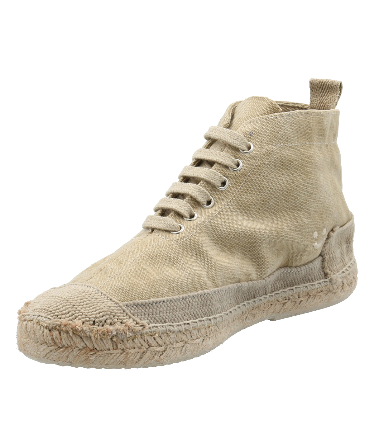 Zapatilla Con Caña Algodón Orgánico Hombre Bari Beige Rockford