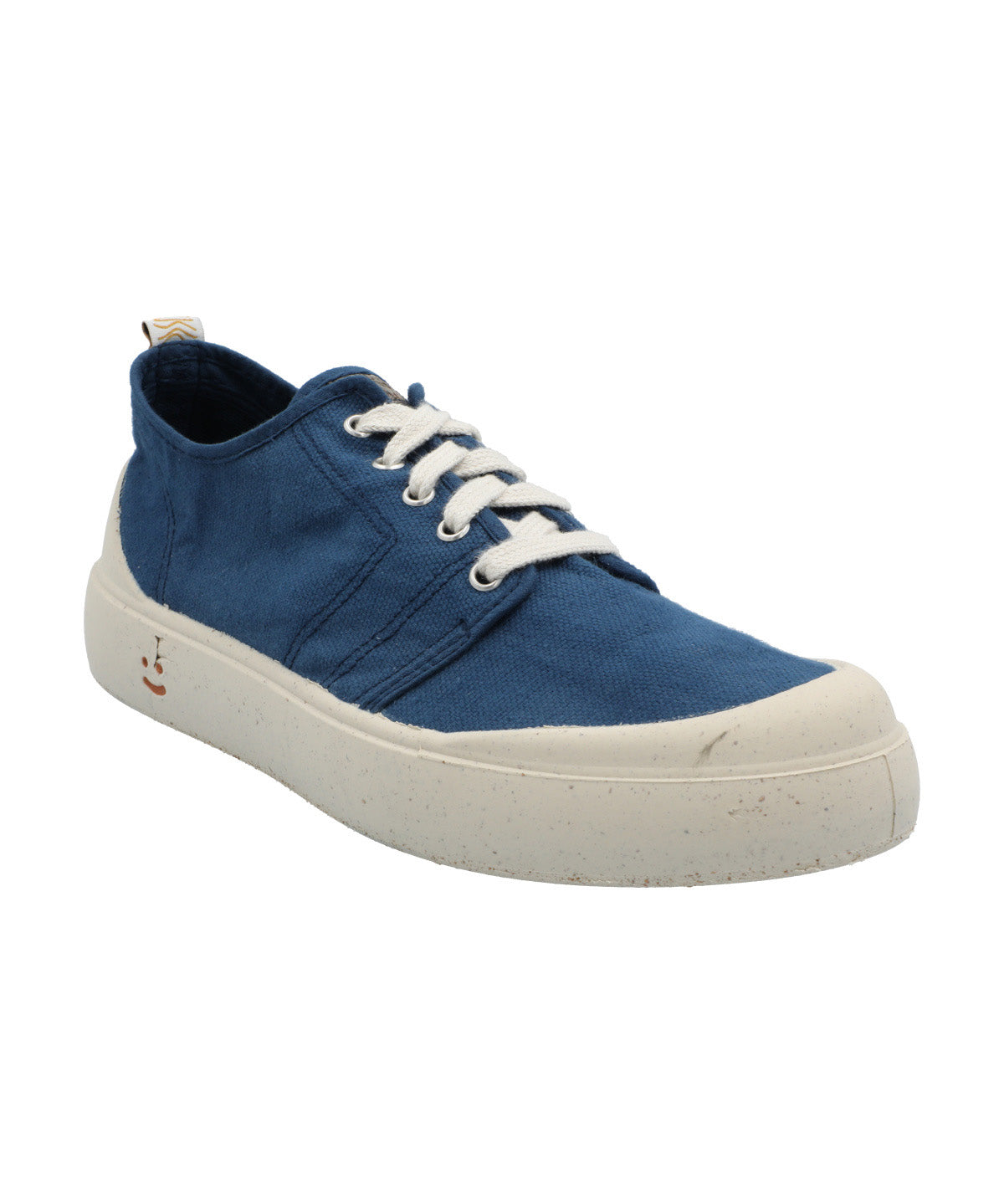 Zapatilla Algodón Orgánico Hombre Menorca Azul Rockford