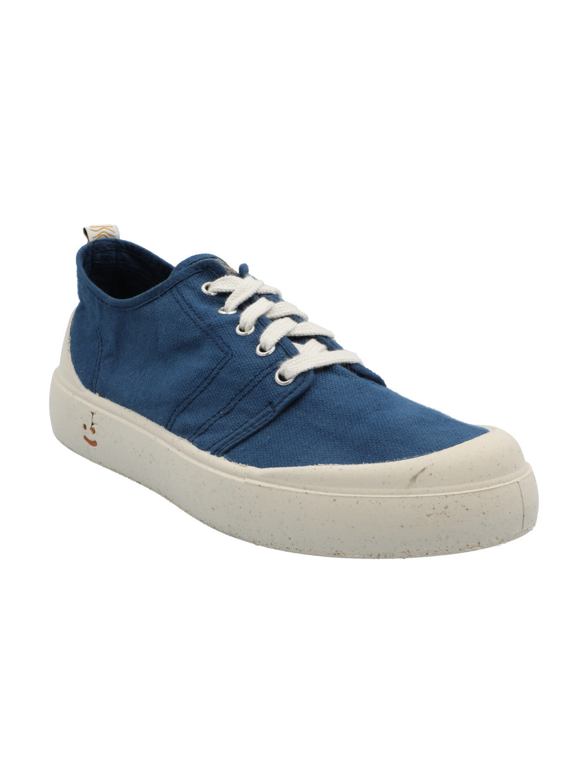 Zapatilla Algodón Orgánico Hombre Menorca Azul Rockford