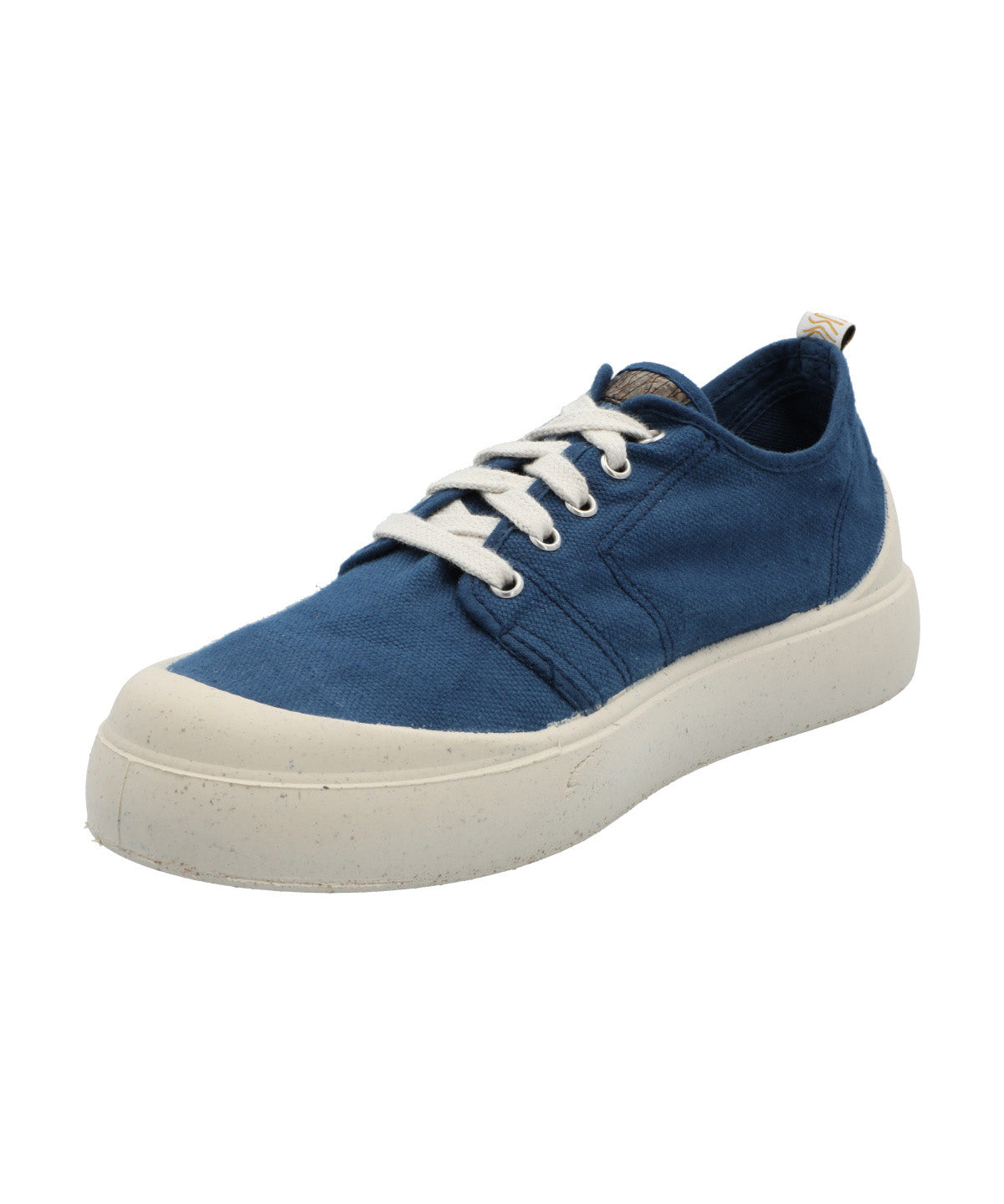 Zapatilla Algodón Orgánico Hombre Menorca Azul Rockford