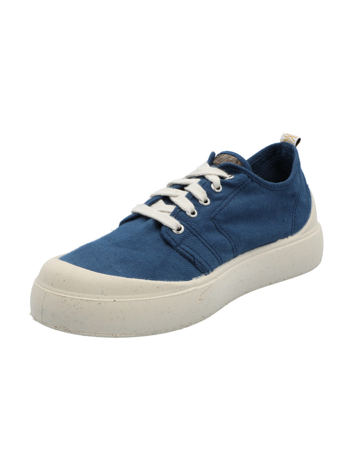 Zapatilla Algodón Orgánico Hombre Menorca Azul Rockford