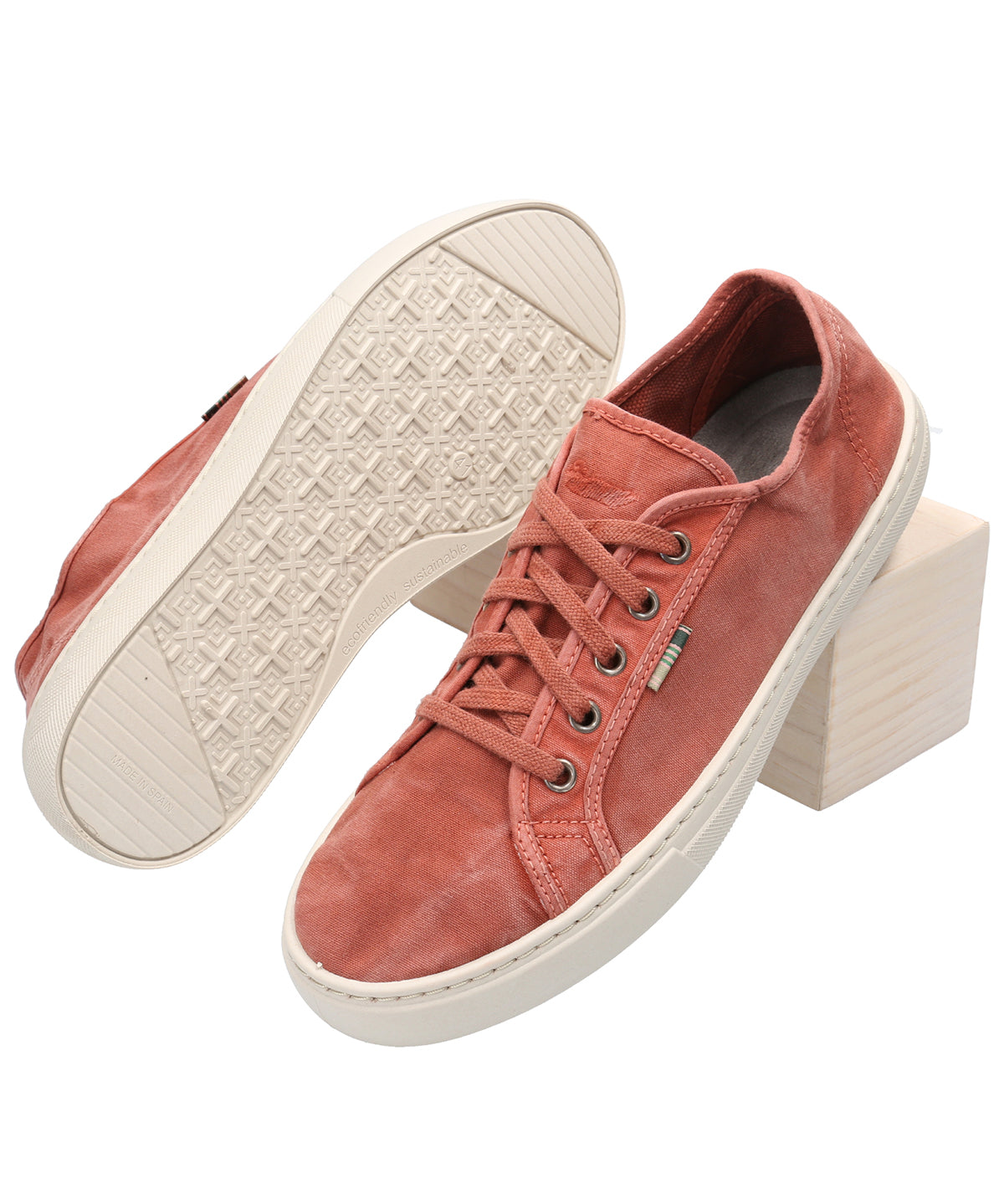 Zapatilla Algodón Orgánico Hombre Bronte Terracota Rockford