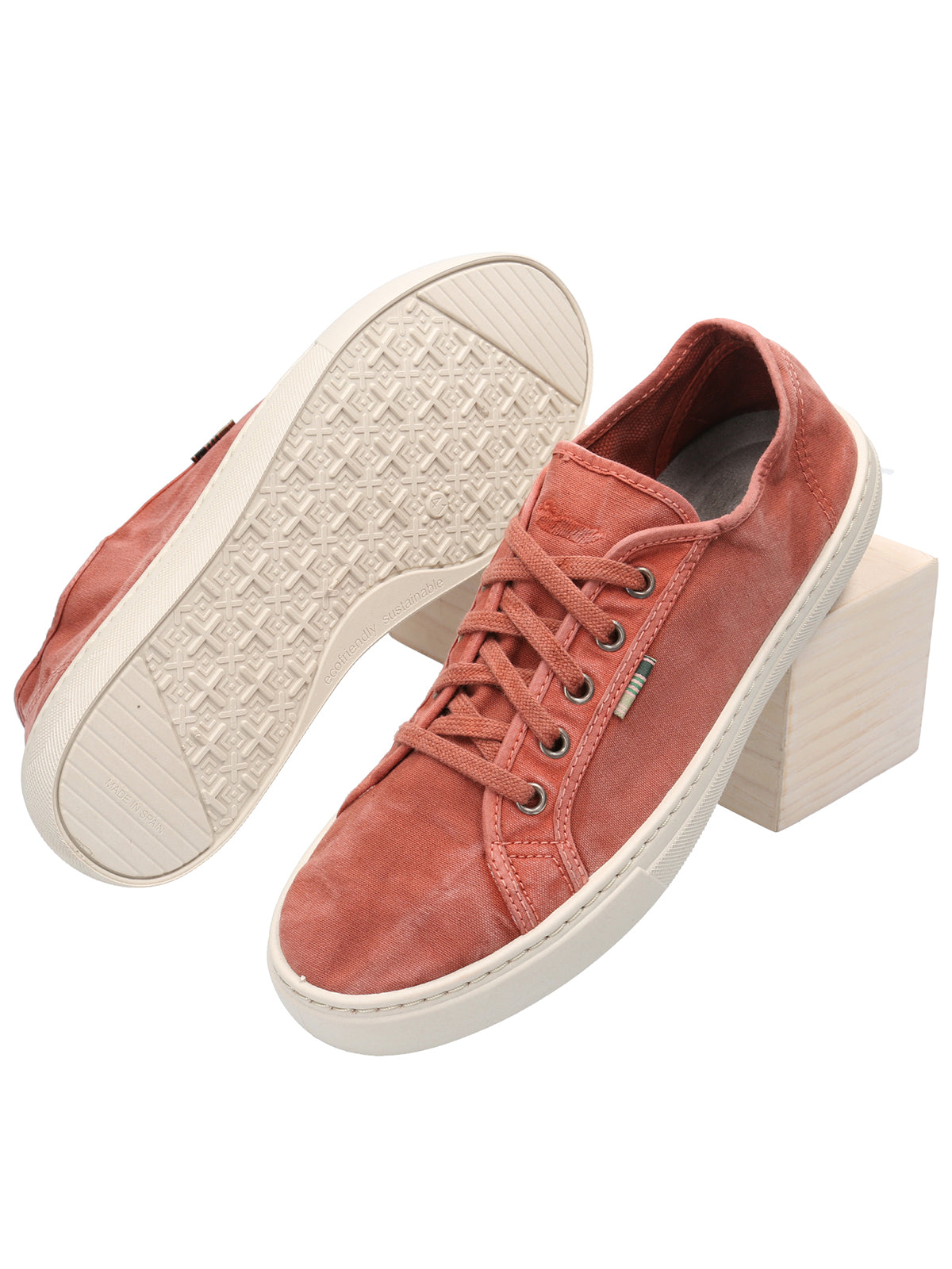 Zapatilla Algodón Orgánico Hombre Bronte Terracota Rockford