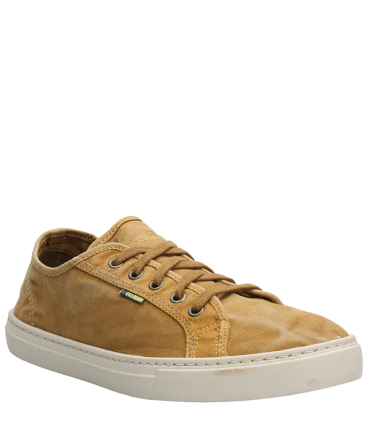Zapatilla Algodón Orgánico Hombre Bronte Mostaza Rockford