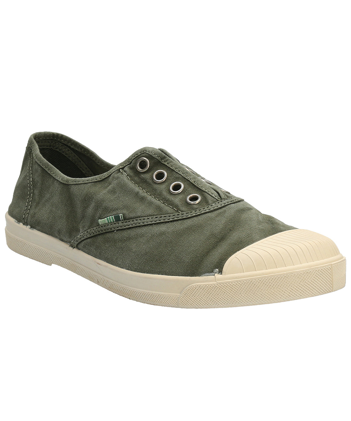 Zapatilla Algodón Orgánico Hombre Greece Oliva Rockford