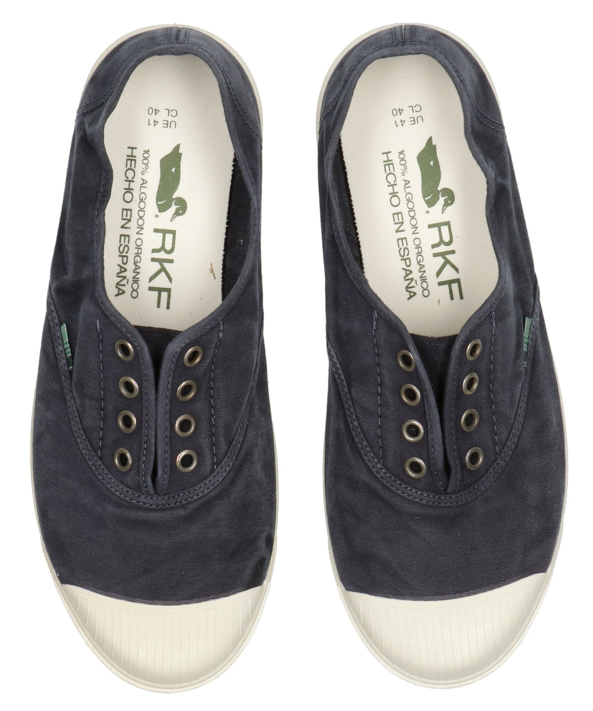Zapatilla Algodón Orgánico Hombre Greece Azul Rockford