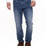 Jeans Natural Flex Hombre Bari Azul Rockford