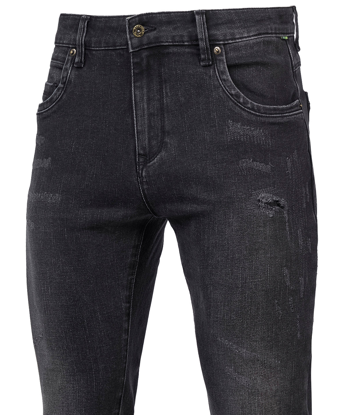 Jeans Natural Flex Hombre Bari Gris Oscuro Rockford