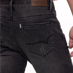 Jeans Natural Flex Hombre Bari Gris Oscuro Rockford