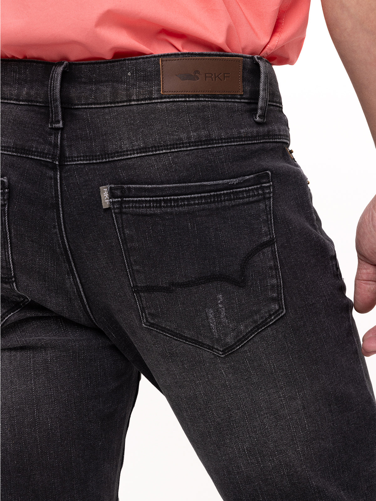 Jeans Natural Flex Hombre Bari Gris Oscuro Rockford