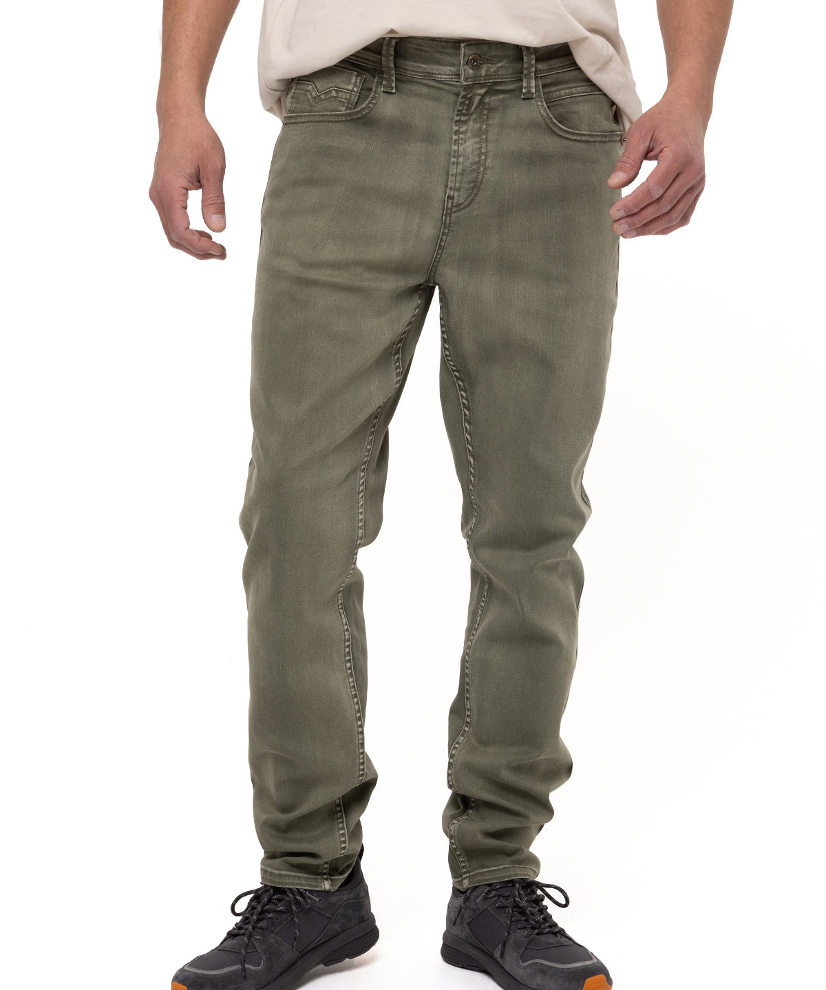 Jeans Natural Flex Hombre Baycolor Verde Rockford