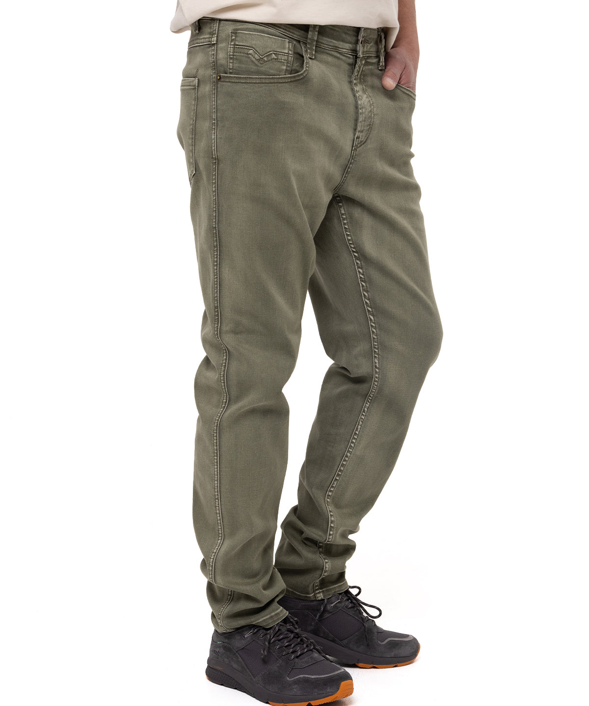 Jeans Natural Flex Hombre Baycolor Verde Rockford