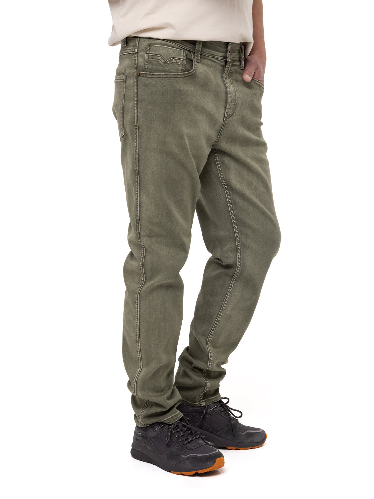 Jeans Natural Flex Hombre Baycolor Verde Rockford