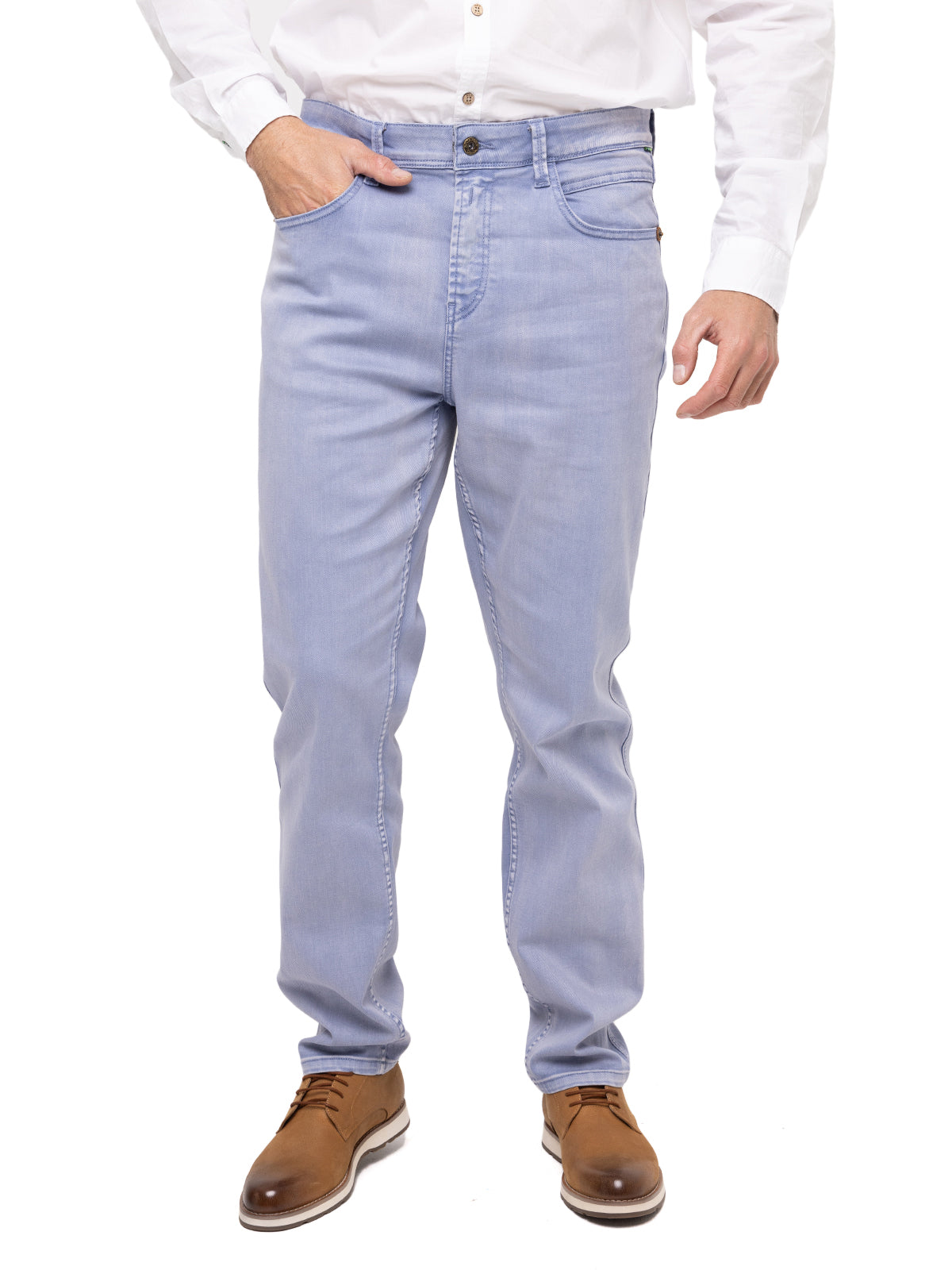 Jeans Natural Flex Hombre Baycolor Lila Rockford