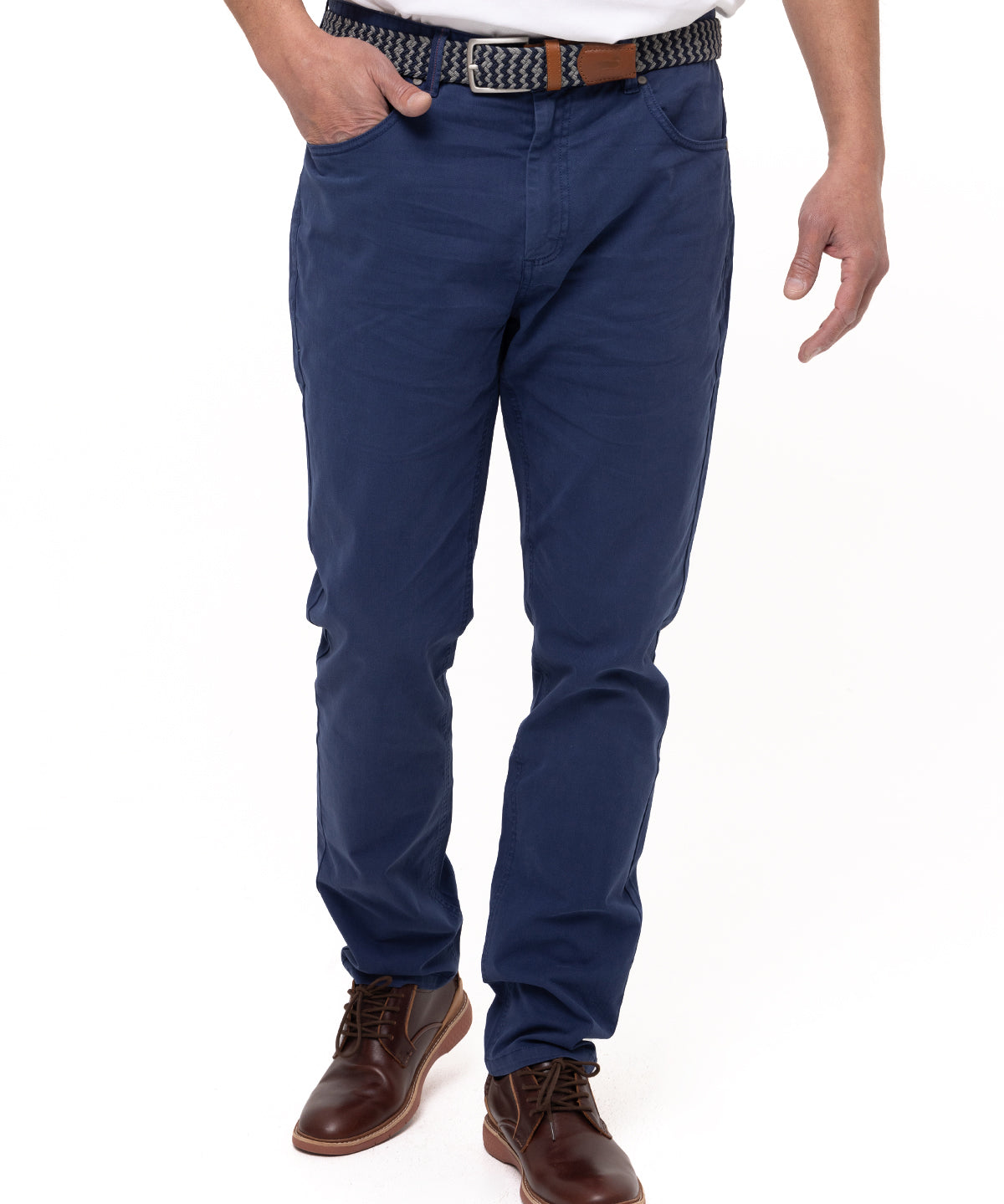 Pantalón Natural Flex Hombre Five Azul Rockford