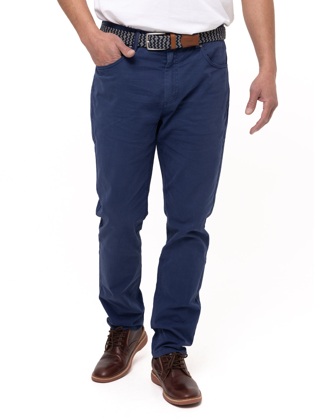 Pantalón Natural Flex Hombre Five Azul Rockford