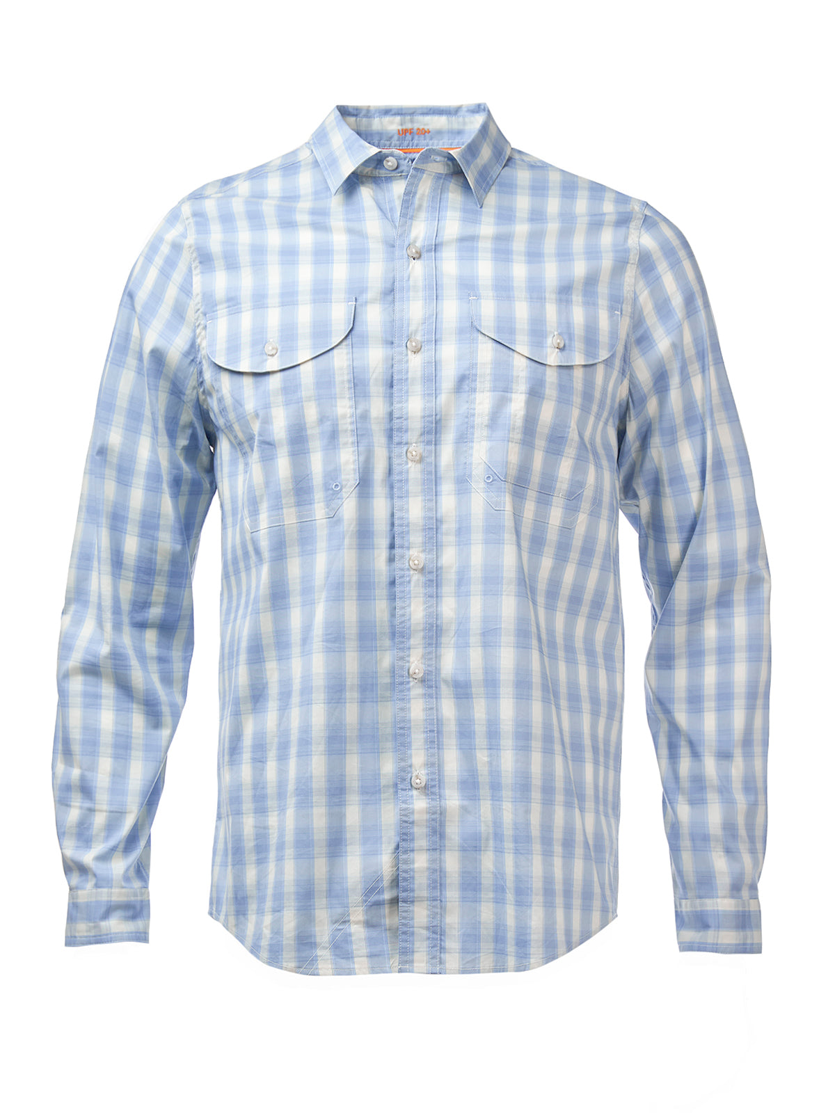Camisa Natural Flex Hombre Atacama Azul Rockford