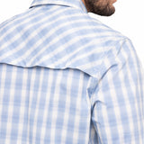 Camisa Natural Flex Hombre Atacama Azul Rockford