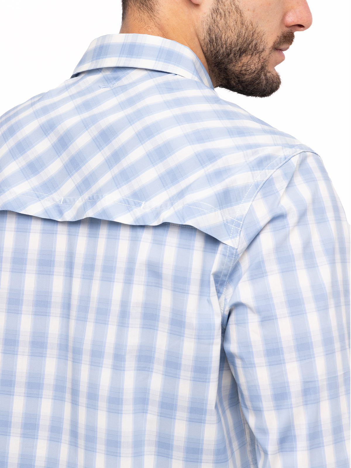 Camisa Natural Flex Hombre Atacama Azul Rockford