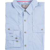 Camisa Natural Flex Hombre Chungara Azul Rockford