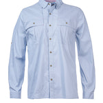 Camisa Natural Flex Hombre Chungara Azul Rockford