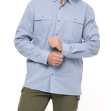 Camisa Natural Flex Hombre Chungara Azul Rockford