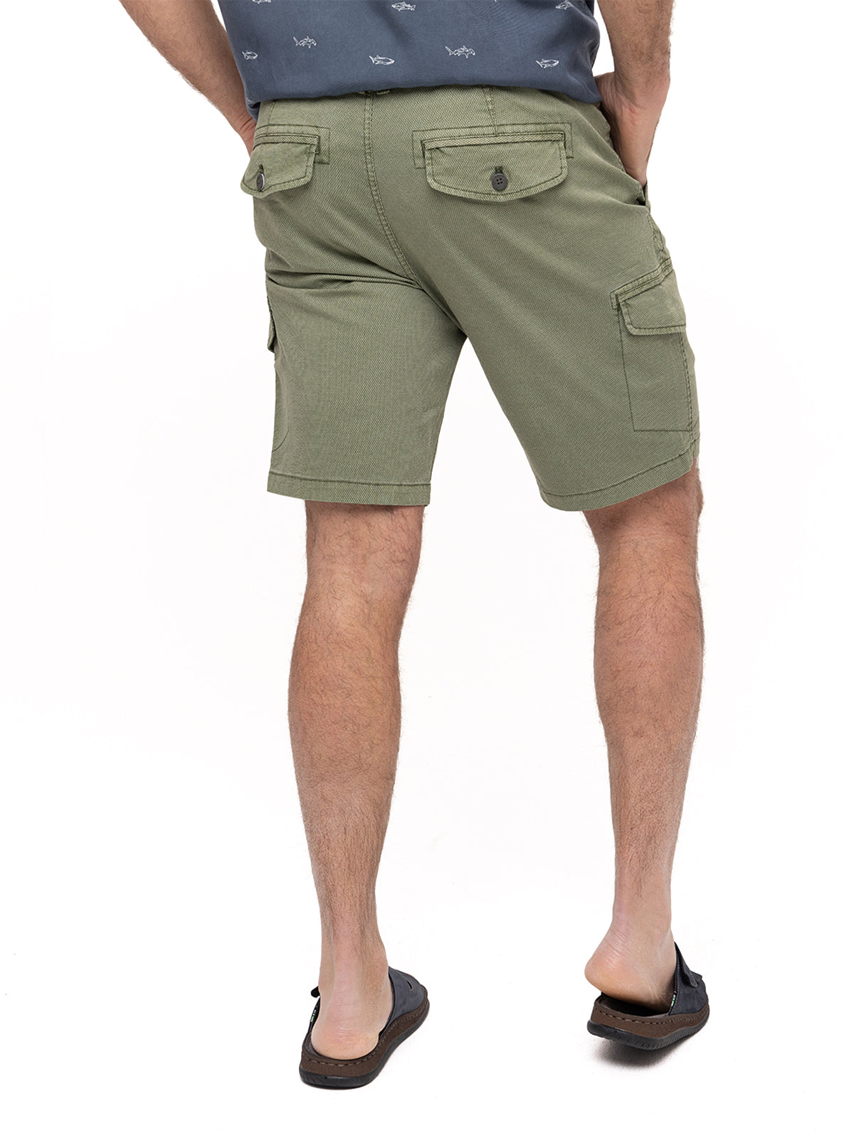 Short Natural Flex Hombre Kuna Verde Oscuro Rockford